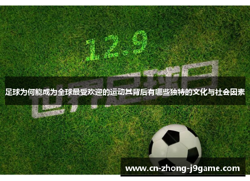 足球为何能成为全球最受欢迎的运动其背后有哪些独特的文化与社会因素