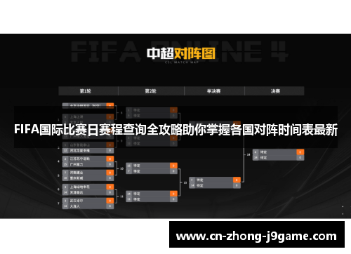 FIFA国际比赛日赛程查询全攻略助你掌握各国对阵时间表最新 FIFA国际比赛日赛程查询全攻略助你掌握各国对阵时间表最新